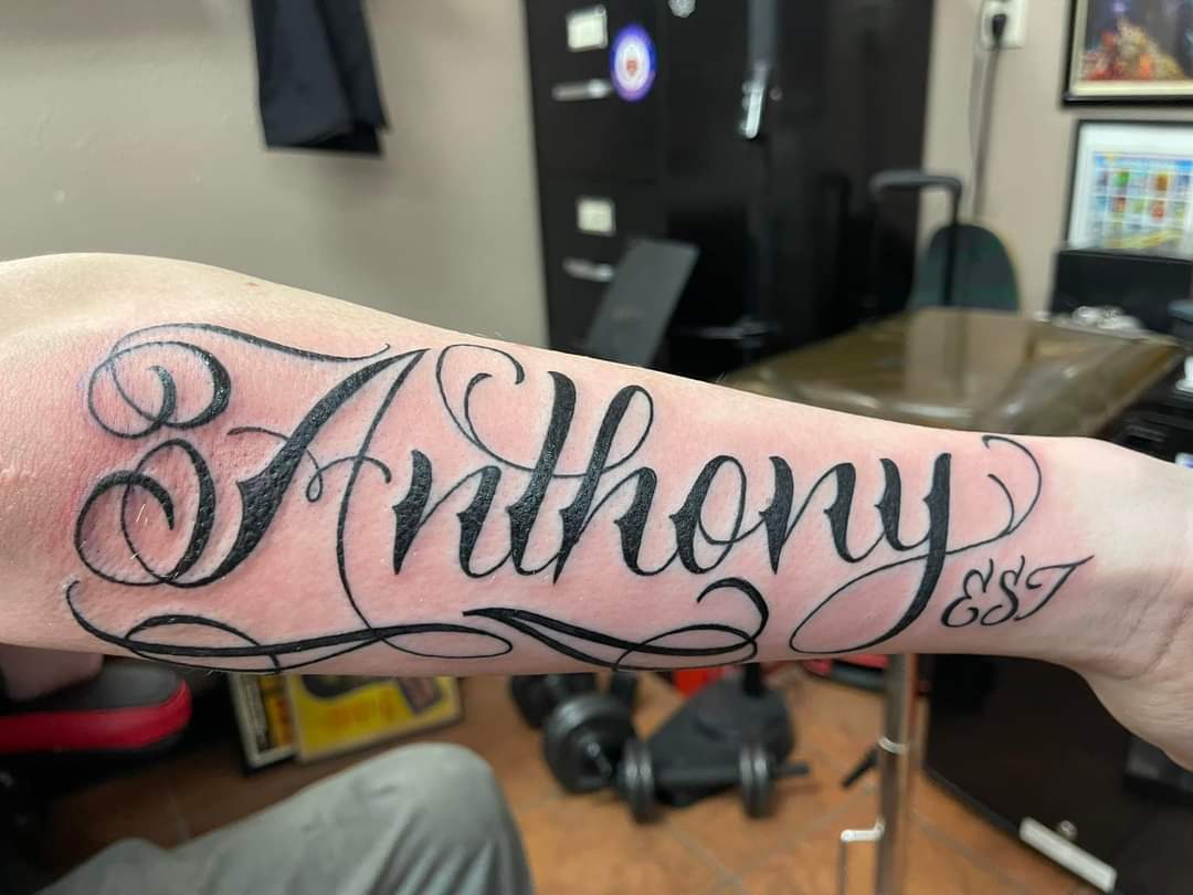 Anthony Name Tattoo Designs  Name tattoo designs Name tattoo Name tattoos